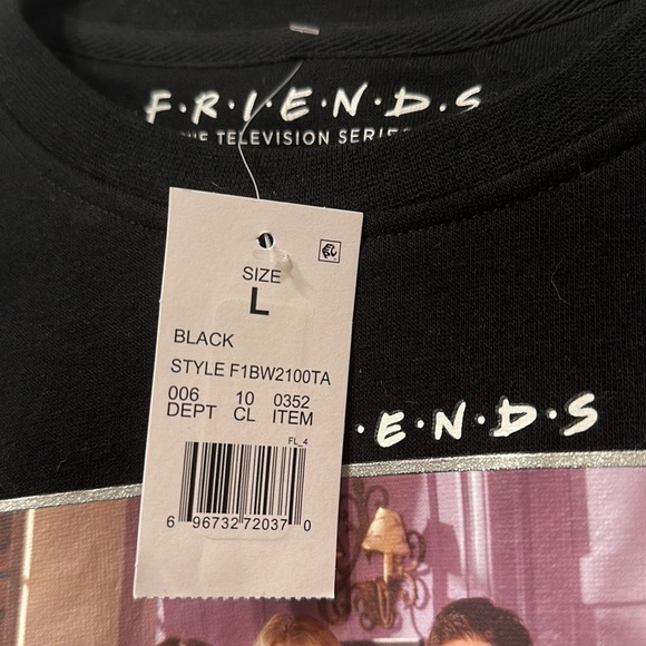 F.R.I.E.N.D.S Black Sweatshirt - Picture 3 of 3